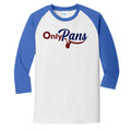 White/ Royal - PC55RS - FRONT